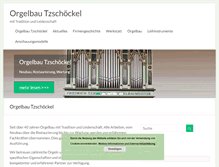 Tablet Screenshot of orgelbau-tzschoeckel.de